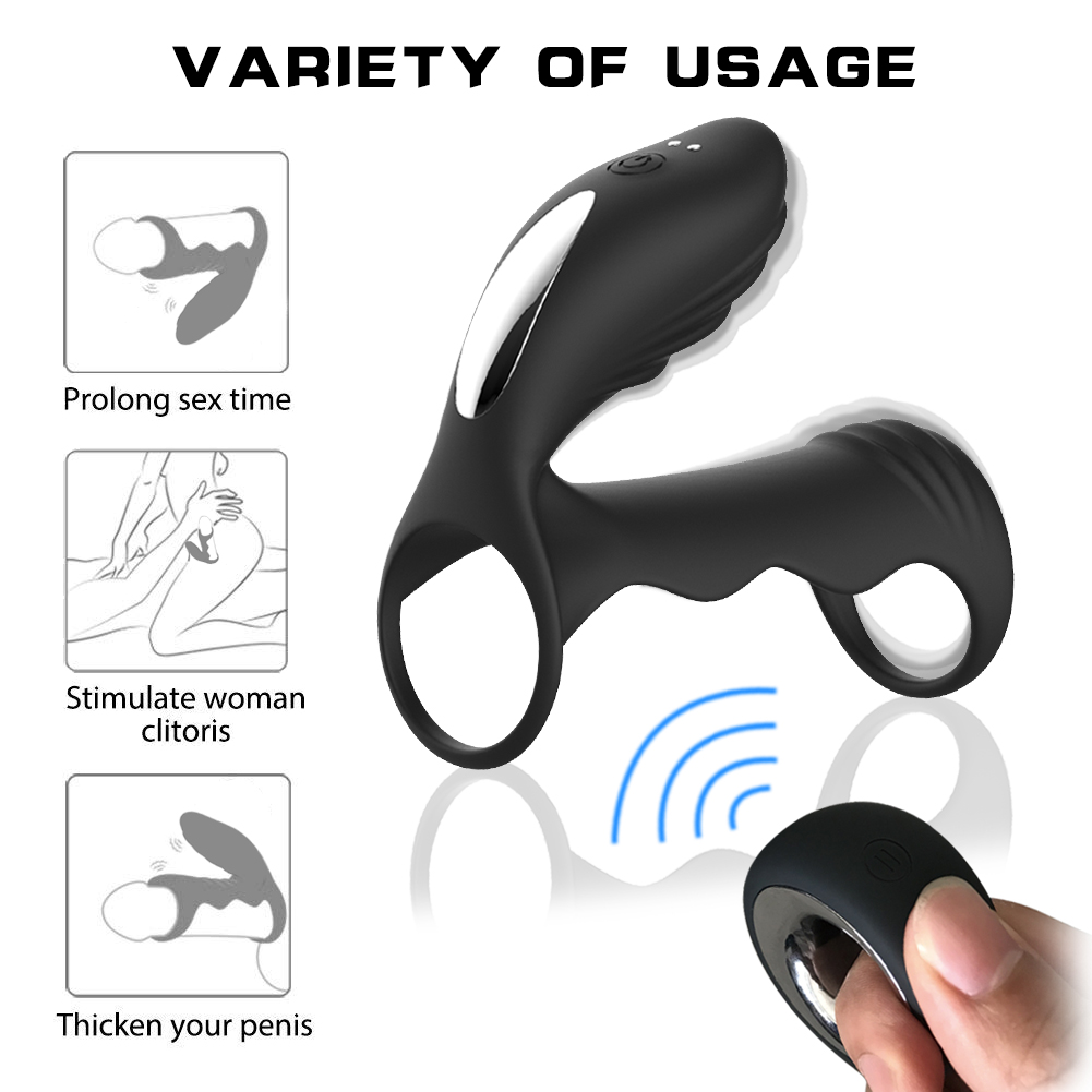 Sex Toys for Man Prostate Massager Dual Cock Ring Butt Plug Anal Sex Tools