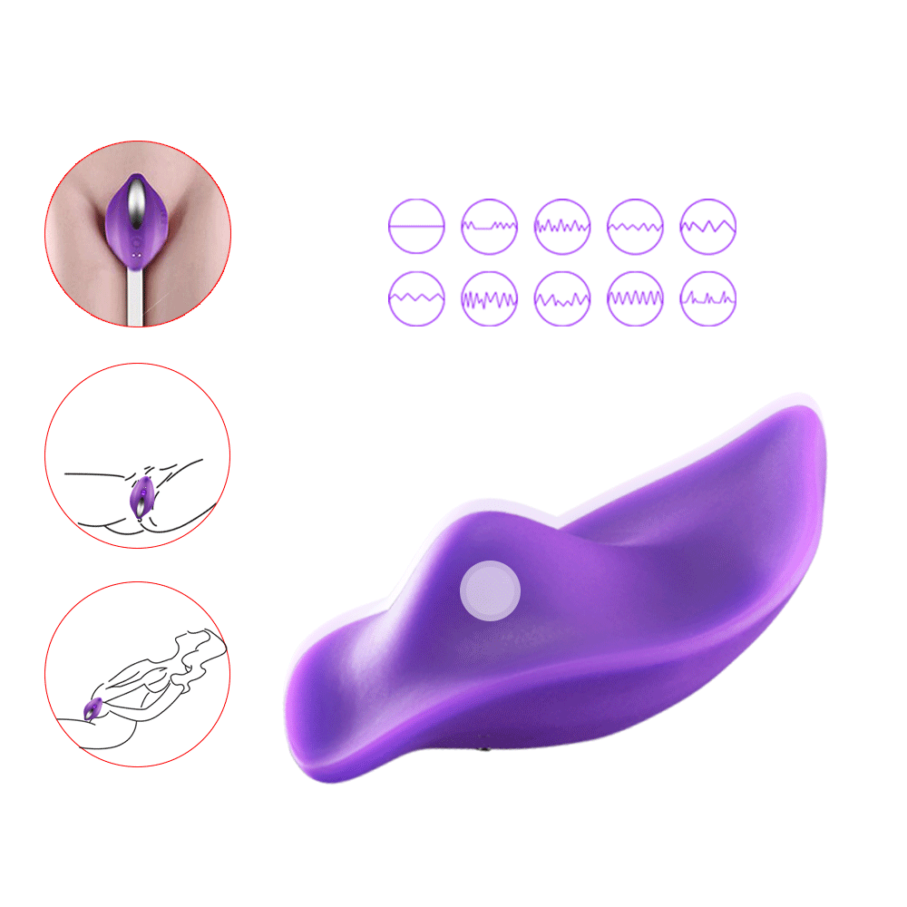 Waterproof Soft Silicone Sex Toy Remote Control Panty Rechargeable Mini Vibrator